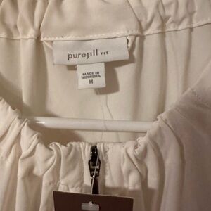Pure Jill Fit White Top